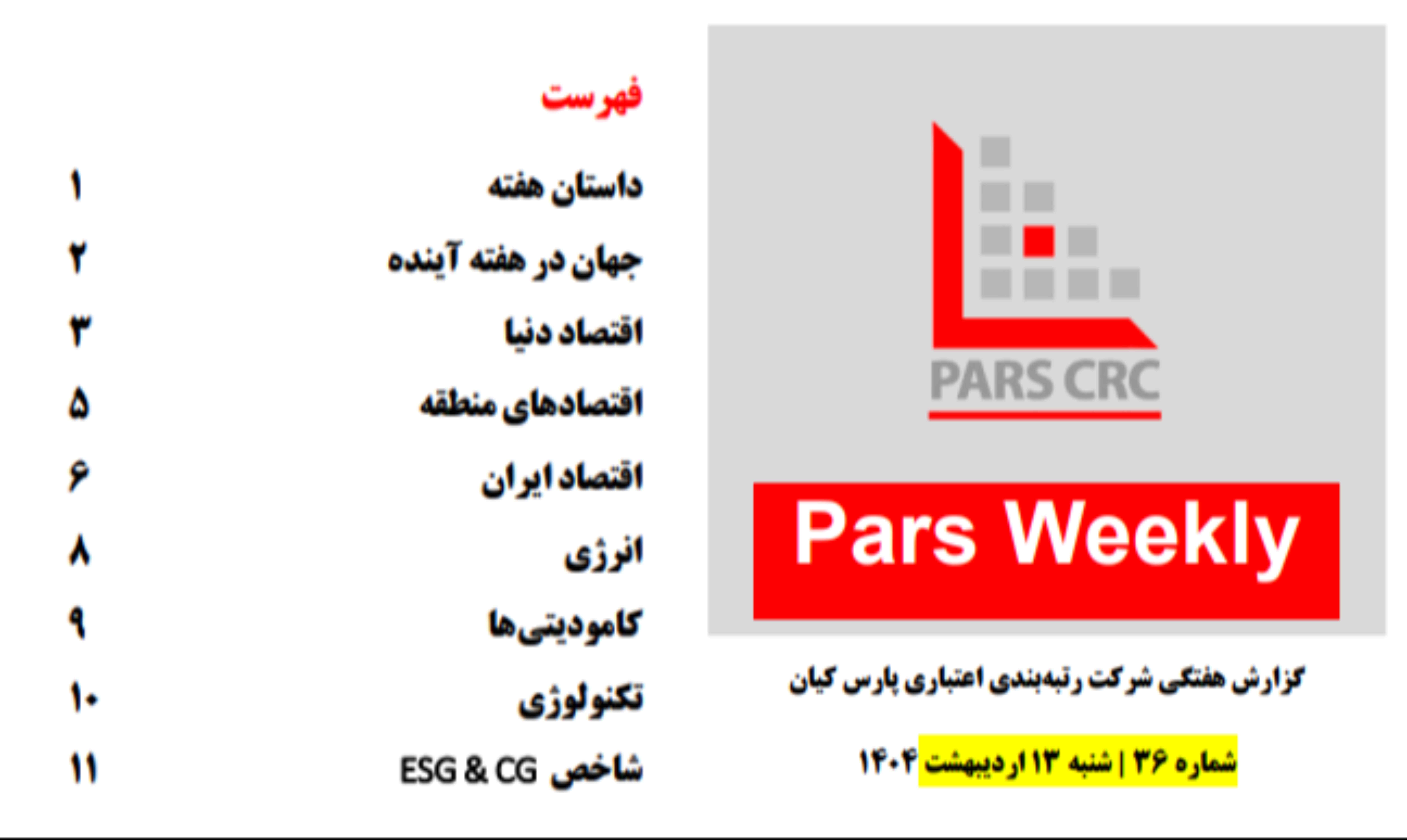 هفته نامه پارس کیان - شماره 36